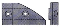 Dunlop MK1 GDB713 Scheibenbremssatz Handbremse 73x39mm