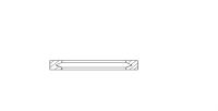 Piston Seal Ring Type 22 Caliper Mineraloil, Dimensions 62.5 x 55.1 x 3.7mm