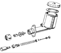 Girling CV Brake Master Cylinder 3/4