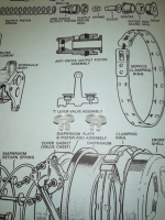 Girling MK II B T-Lever Pads