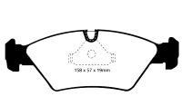 EBC Green Stuff Brake Pad Set 158.5x57mm