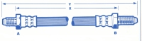 Girling Brake Hose 430mm