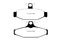 Excalibur EBC Green Stuff Disc Brake Pad Set 114x56x12mm