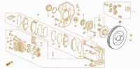 Honda NSX Vorderachse Bremsscheibe 282mm, Original