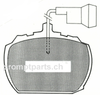 Lockheed LDB763 Scheibenbremssatz mit Kontaktkabel