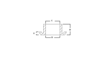 EB Type 8 Zylinder-Ringmanschette 44.4x34.34x34.3x7x3.3mm