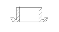 EB Type 8 Zylinder-Ringmanschette 44.4x34.34x34.3x7x3.3mm