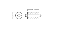 EB Type 23 Hlsen Dichtring 12.3x6.8x6.8x6.8mm