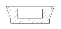 EB Type 25 double cup seal 22.22x5.3mm