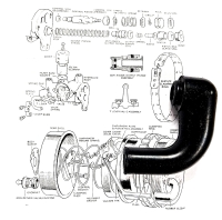Girling Servo Ellbogenschlauch