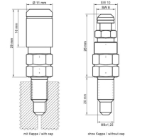 Stahlbus SB-110313 Entl�ftungsventil M8x1.25x22, XL, Stahl