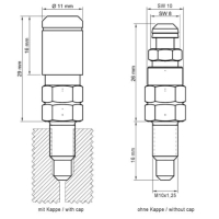 Stahlbus Entl�ftungsventil M10x1.25x16, M, Stahl
