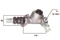Liebherr Brake Master Cylinder 5/8