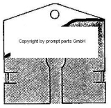 Dunlop GDB707 Scheibenbremssatz Handbremse 48x45mm