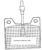 ATE GDB551 Scheibenbremssatz