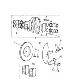 Jaguar Bremsscheiben Schraube 7/16 x 1-1/4 C32533