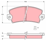 Matra Murena Scheibenbremssatz HA