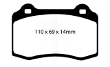Lancia Delta HF Intrgrale Evo1 Brake Pad Set Front