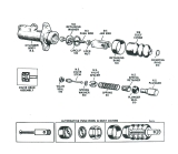 Triumph TR3 Girling CV Hauptbremszylinder Reparatursatz 3/4