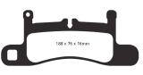 EBC Yellowstuff 4000 Series Street and Track Brake Pad Set (DP42098R)