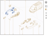 Renault Master 3 Trgriff VO RE aussen 80 60 781 19R