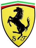 Ferrari Logo Aufkleber 18x13cm