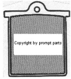 Citroen PDB141 Brake Pad Set 45x50mm