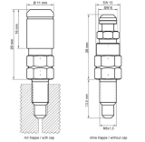 Stahlbus SB-110112 Entl�ftungsventil M6x1.0x13.5, Stahl