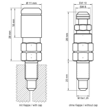 Stahlbus Entl�ftungsventil M10x1.25x20, L, Stahl