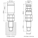 Stahlbus Entl�ftungsventil 3/8-28UNFx16, M, Stahl