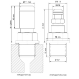 Stahlbus Entl�ftungsventil M10x1.0x10mm, flachdichtend, Stahl