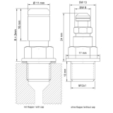 Stahlbus Entl�ftungsventil M12x1.0x10mm, flachdichtend, Stahl