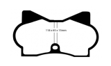 Girling Brake Pad Set EBC Redstuff 3000 Serie