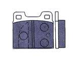 ATE FDB93 Scheibenbremssatz 55x53x15mm
