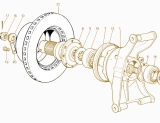 Ferrari 365 Brake Disc Rear