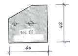 Dunlop GDB513 Hand Brake Pad Set