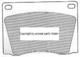 Girling GDB522 Brake Pad Set 97x68mm Ferodo 2430FF
