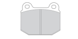ATE GDB611 Bremsbelagsatz fr Scheibenbremse 78x66x16.5mm