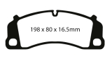 Porsche 718 Boxster Brake Pad Set Front