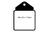 EBC Green Stuff Brake Pad Set 67x49x17mm