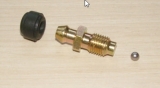 Lancia Fulvia Brake Bleed Screw with Ball for Original Dunlop Cylinder