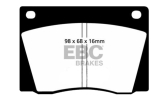 EBC Greenstuff Brake Pad 2000 Series Sport Set 97x68mm