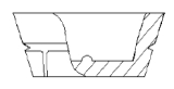 Cup Seal T1, Diameter 44.4mm x Height 11.3mm