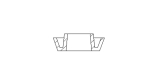 EB Type 14 ring seal stepped 41.3 x 28.5 x 7.5 x 5.1mm
