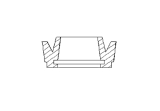 EB Type 4 Internal groove ring seal 19.05x11.4x12.8x9.5x7.7mm