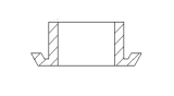 EB Type 8 Zylinder-Ringmanschette 25.4x15.8x15.8x8.5x3.3mm