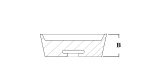 EB Type 21 Piston Cup Seal 22.2x8.1mm