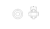 EB Type 26 Step Sleeve Gasket 25.4x12.7x12.7x4.8mm (1)
