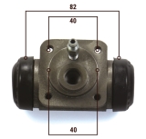 Alfa Romeo 6C 2500 Wheel Cylinder 1-1/4