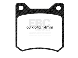 Ferrari Dino Scheibenbremssatz 63x65x17mm EBC Redstuff